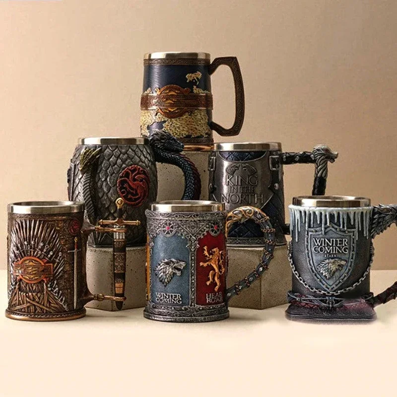 3D Beer Mugs Coffee Cups Gothi - Wine Beer Coffee incelemesi ve fiyatı
