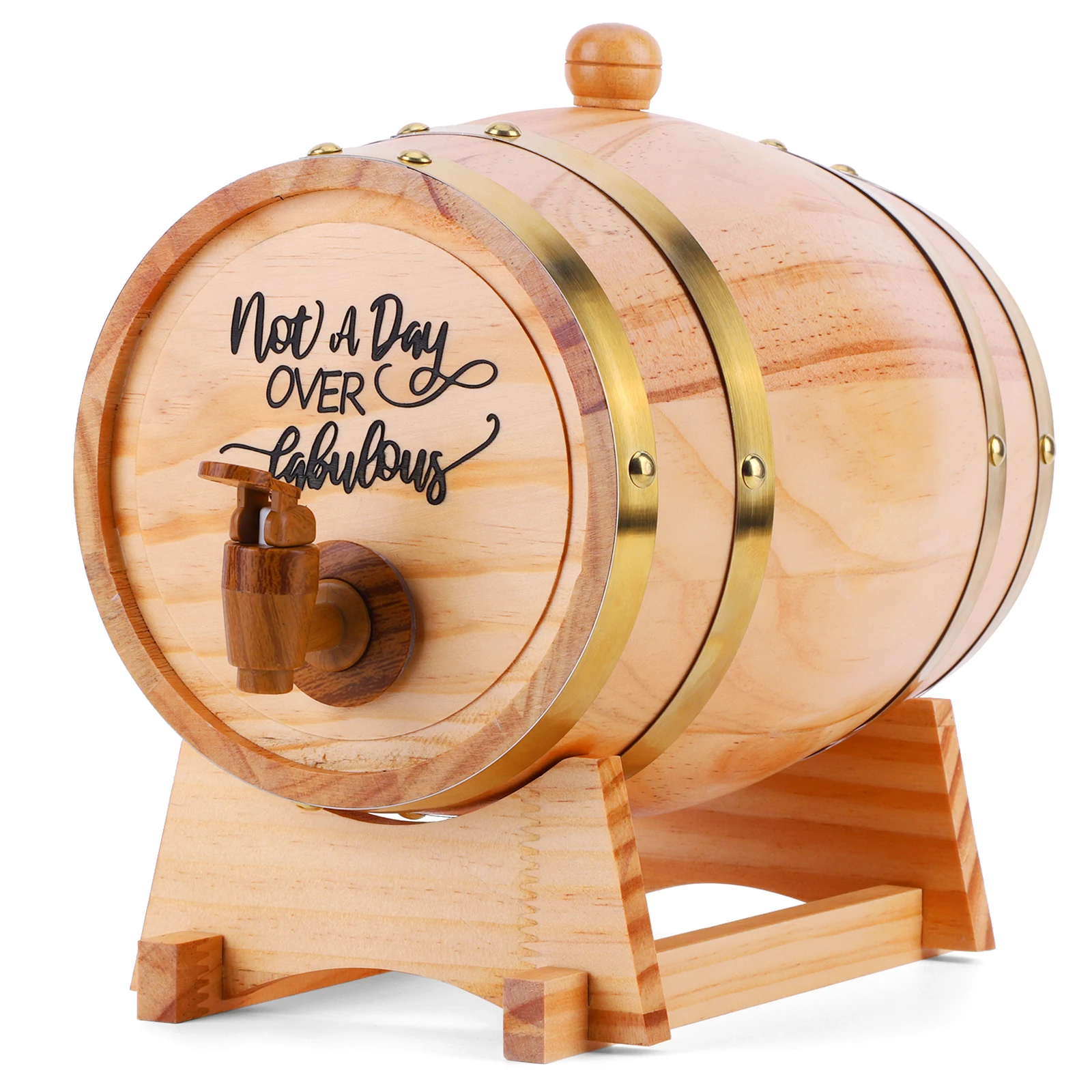 3L Wooden Whiskey Barrel with  - Wine Beer The Whiskey incelemesi ve fiyatı