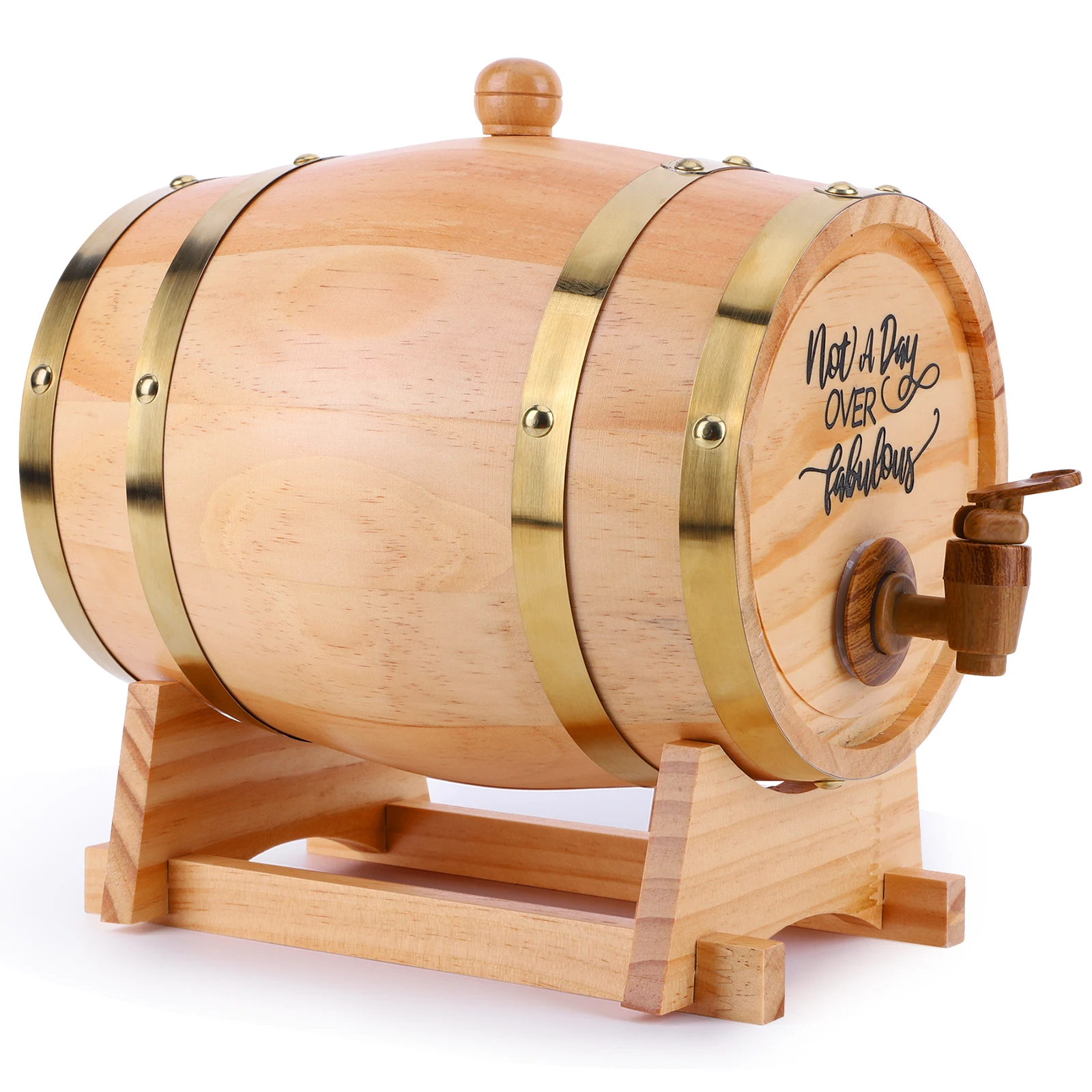 3L Wooden Whiskey Barrel with  - Wine Beer The Whiskey incelemesi ve fiyatı
