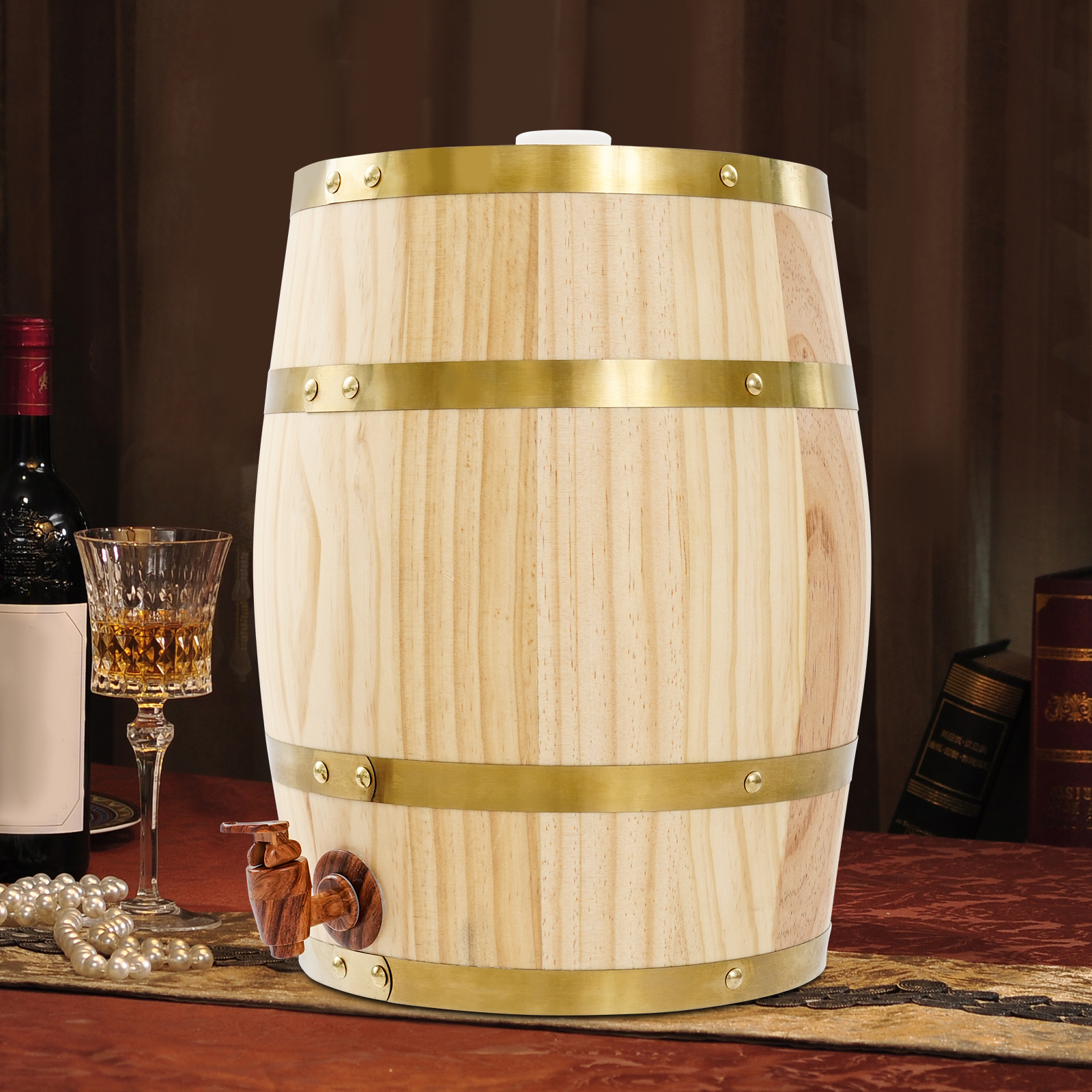 10L Vintage Wood Oak Timber Wi - Wine Beer Tequila incelemesi ve fiyatı
