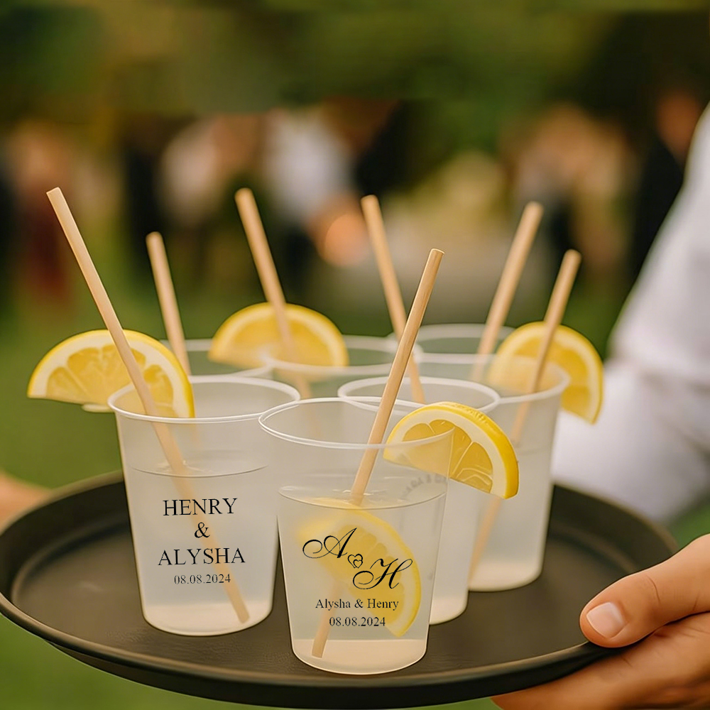 Custom Photo Name Wedding Plas - Wine In Beer Name incelemesi ve fiyatı