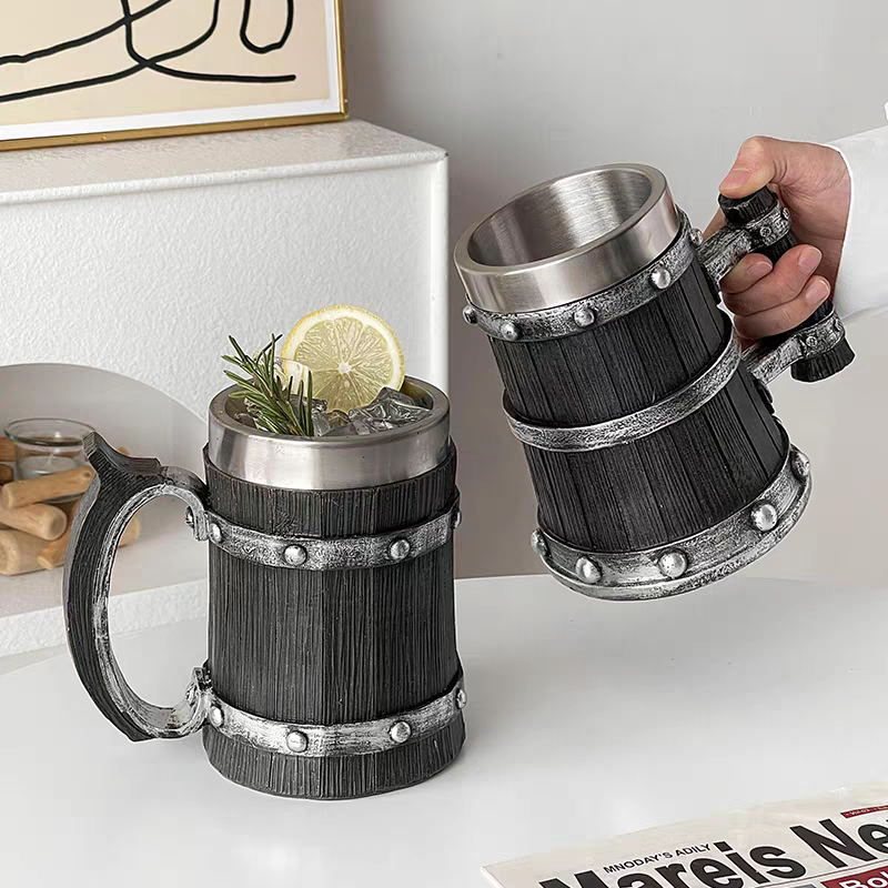 600ml Viking Wood Style Beer M - Wine Beer Coffee incelemesi ve fiyatı