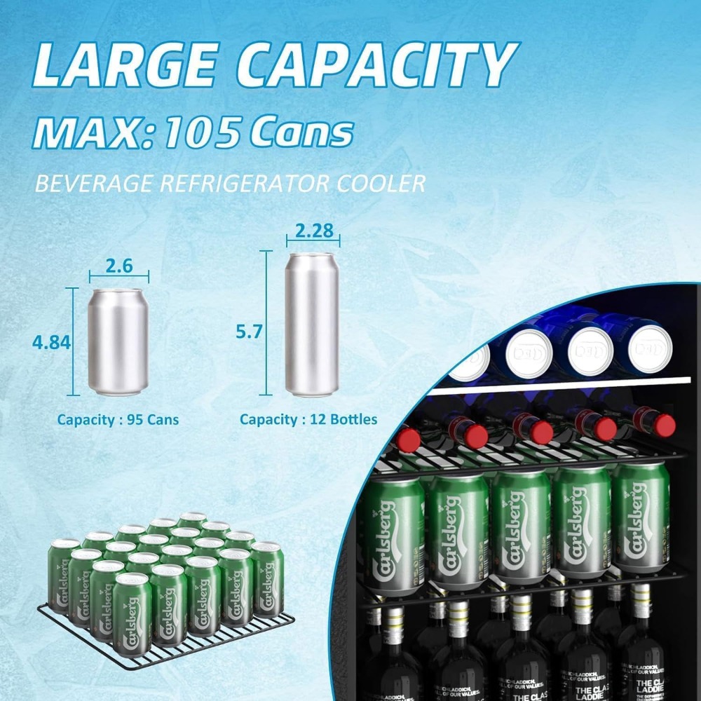 Compact Beverage Refrigerator, - Wine Beer Fridge Small incelemesi ve fiyatı