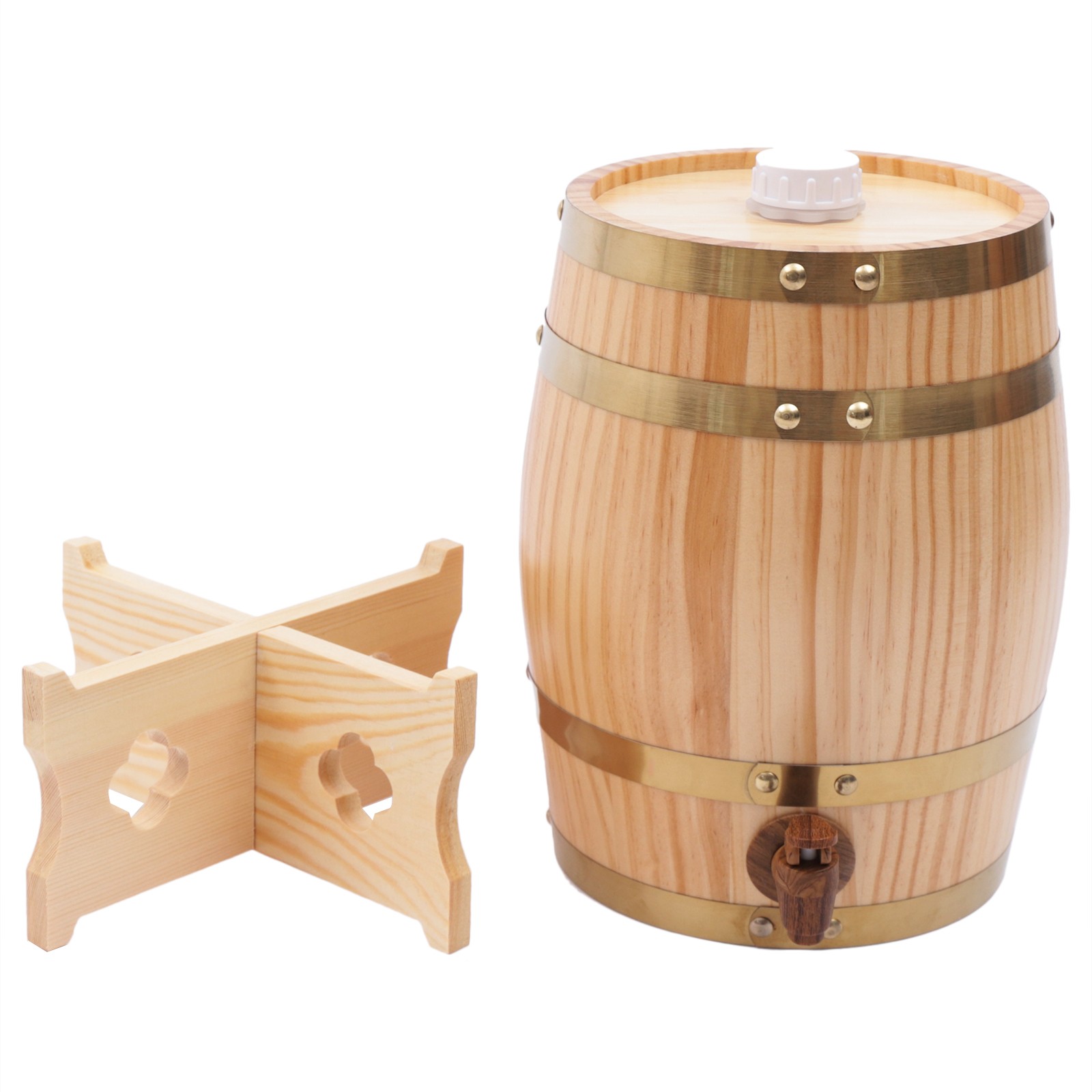 Vertical Pine Wooden Wine Barr - Wine Beer Tequila incelemesi ve fiyatı