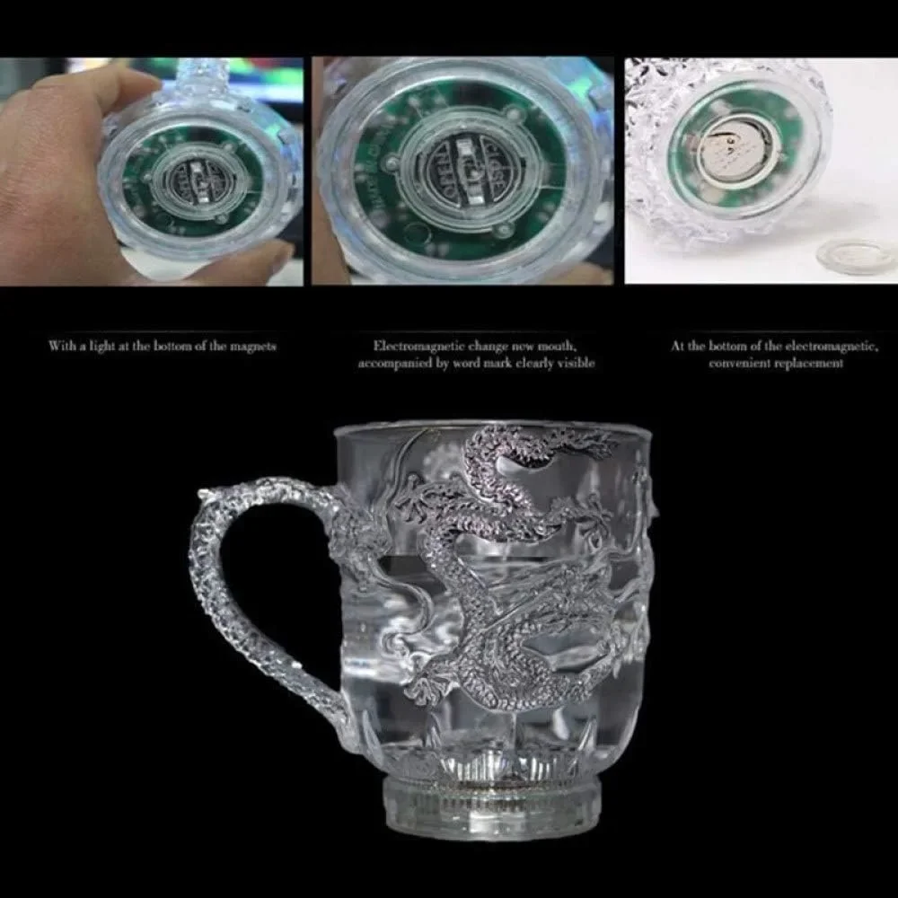 1pcs Color-Changing Luminous L - Wine Beer Coffee incelemesi ve fiyatı