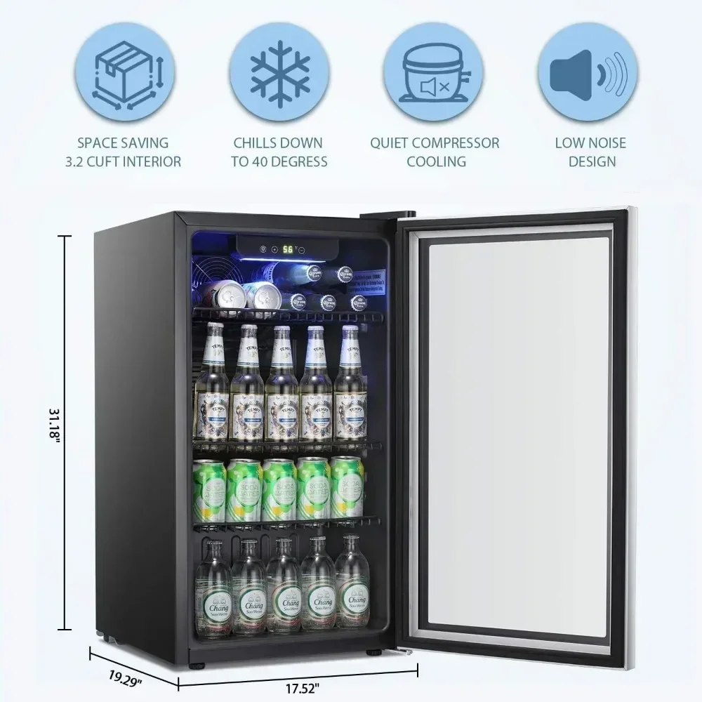 Hot salesBeverage Refrigerator - Wine Beer Fridge Small incelemesi ve fiyatı