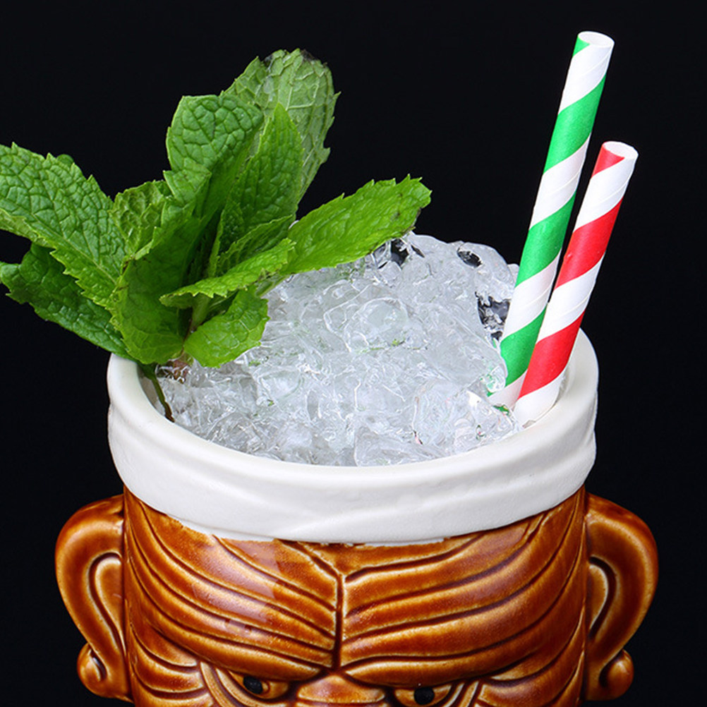 1Pcs Ceramic Totem Wine Cup La - Wine Beer The Whiskey incelemesi ve fiyatı