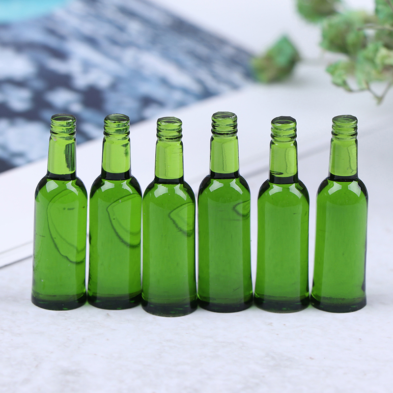 6pcs 1:12 Dollhouse Miniature  - Wine Beer And incelemesi ve fiyatı