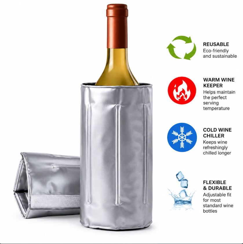 Insulated Wine Cooler Sleeve S - Wine Beer Tequila incelemesi ve fiyatı