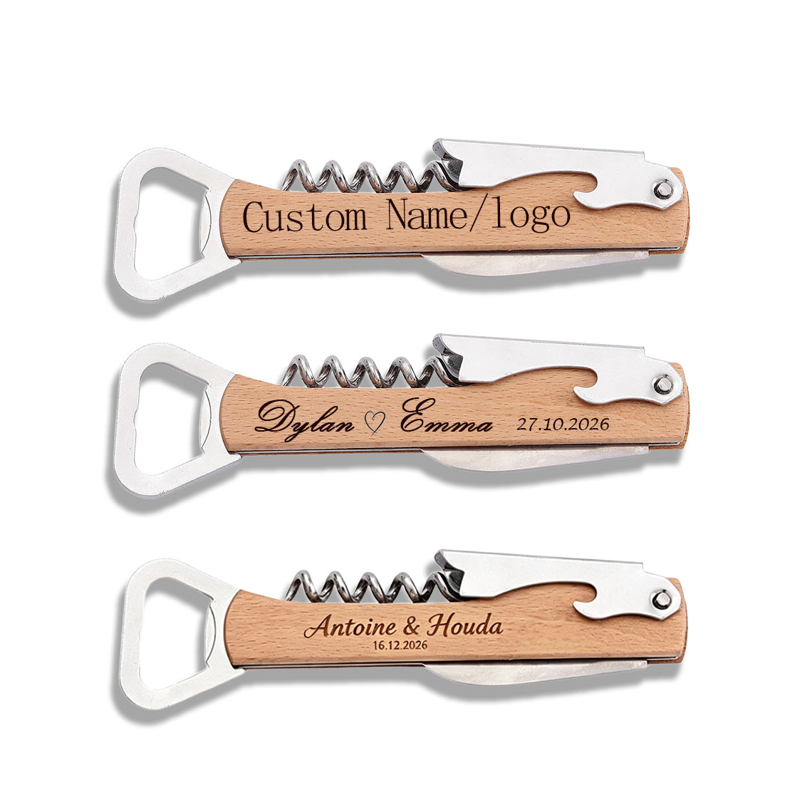 20pcs Personalized Engraved Wo - Wine In Beer Name incelemesi ve fiyatı