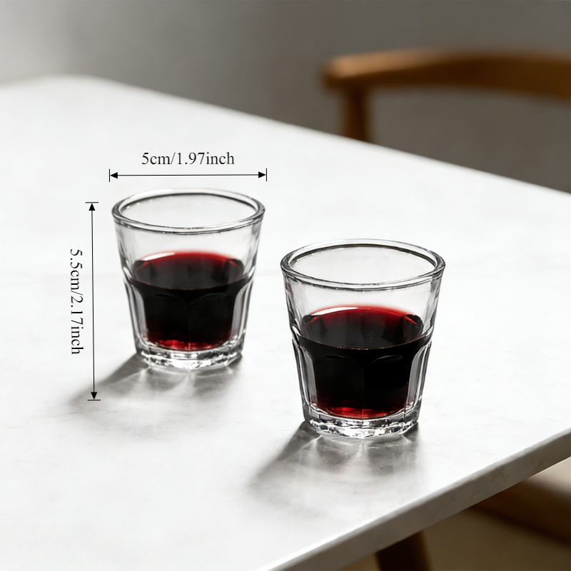 2pcs Sets Small Wine Glass Gla - Wine Beer Tequila incelemesi ve fiyatı