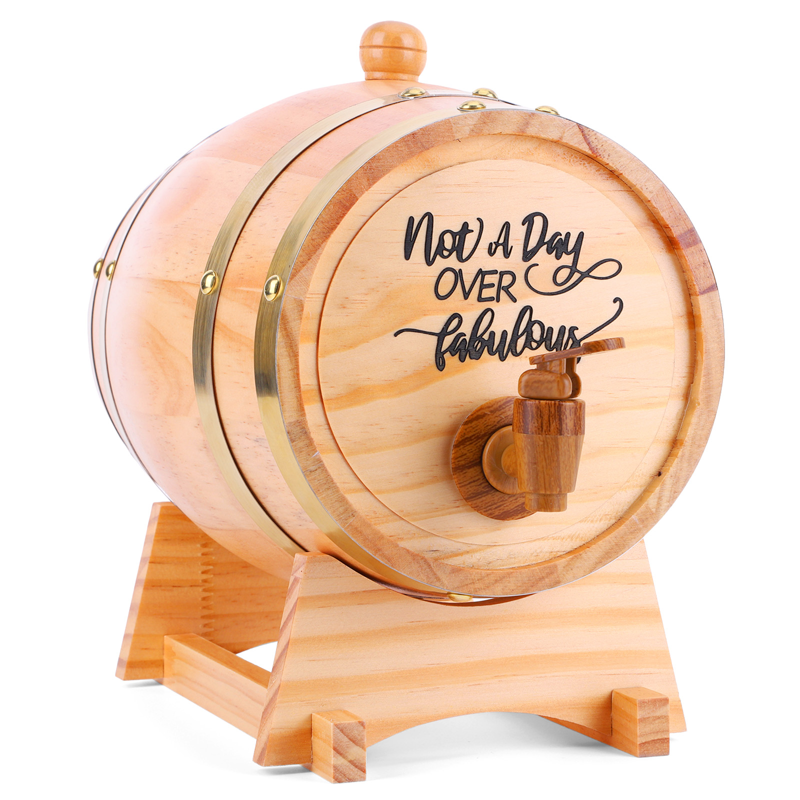 3L Wine Barrel with Stand Bung - Wine Beer Tequila incelemesi ve fiyatı