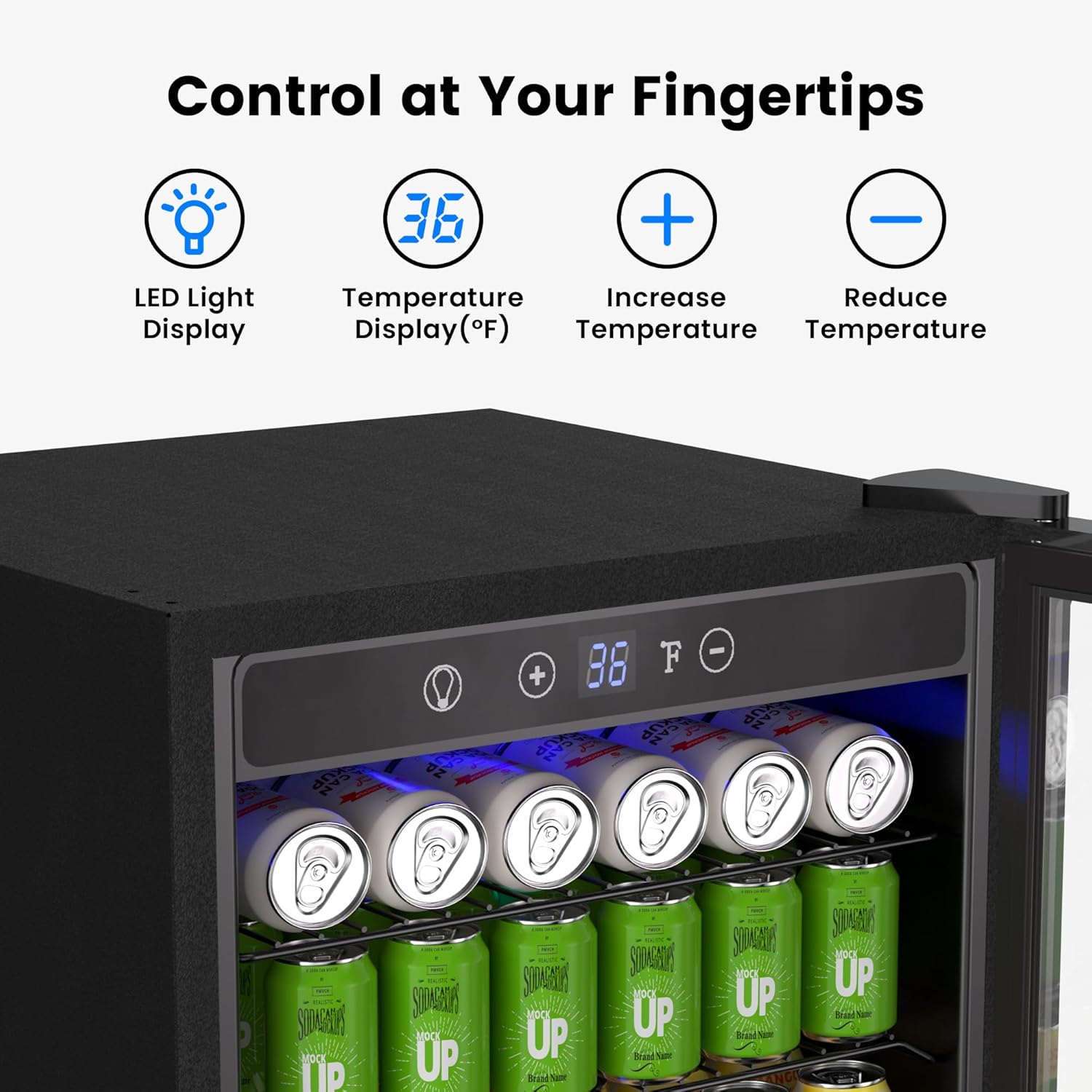4.5 Cu.Ft Beverage Refrigerato - Wine Beer Fridge Small incelemesi ve fiyatı