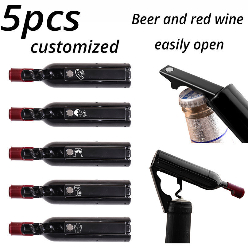 5Pcs Wine Bottle Custom Text R - Wine In Beer Name incelemesi ve fiyatı