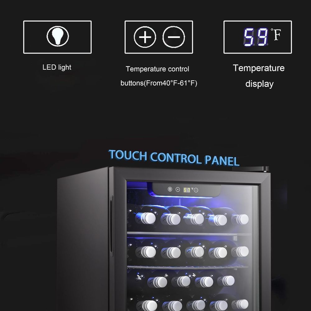 16 Bottle Wine Cooler Cabinet  - Wine Beer Fridge Small incelemesi ve fiyatı