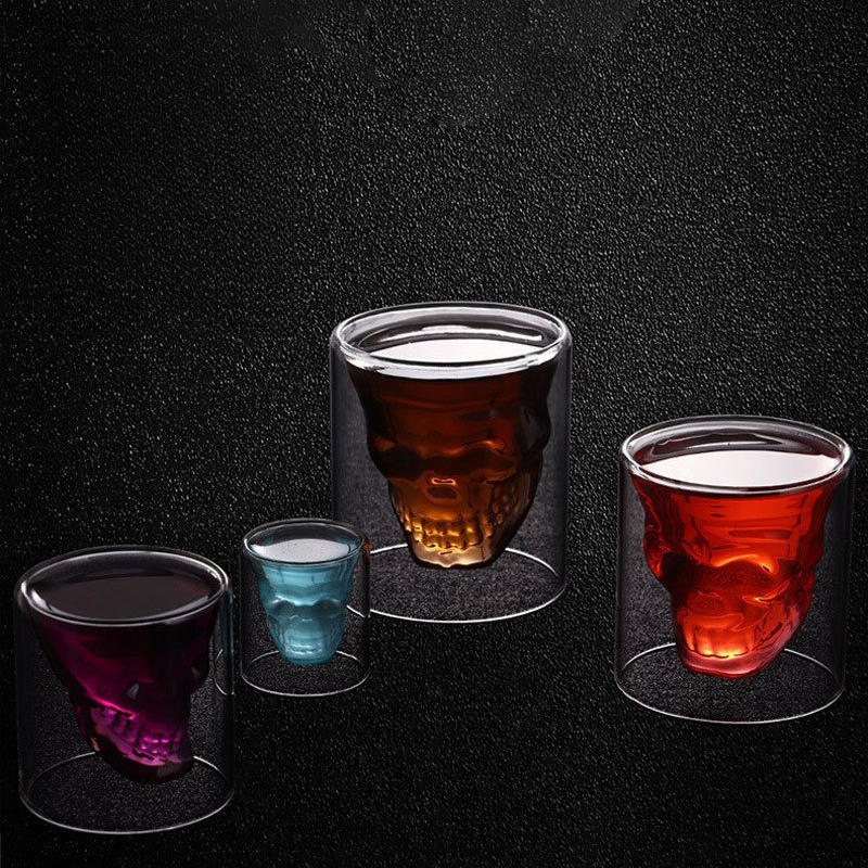 Double Wall Skull Head Crystal - Wine Beer Tequila incelemesi ve fiyatı