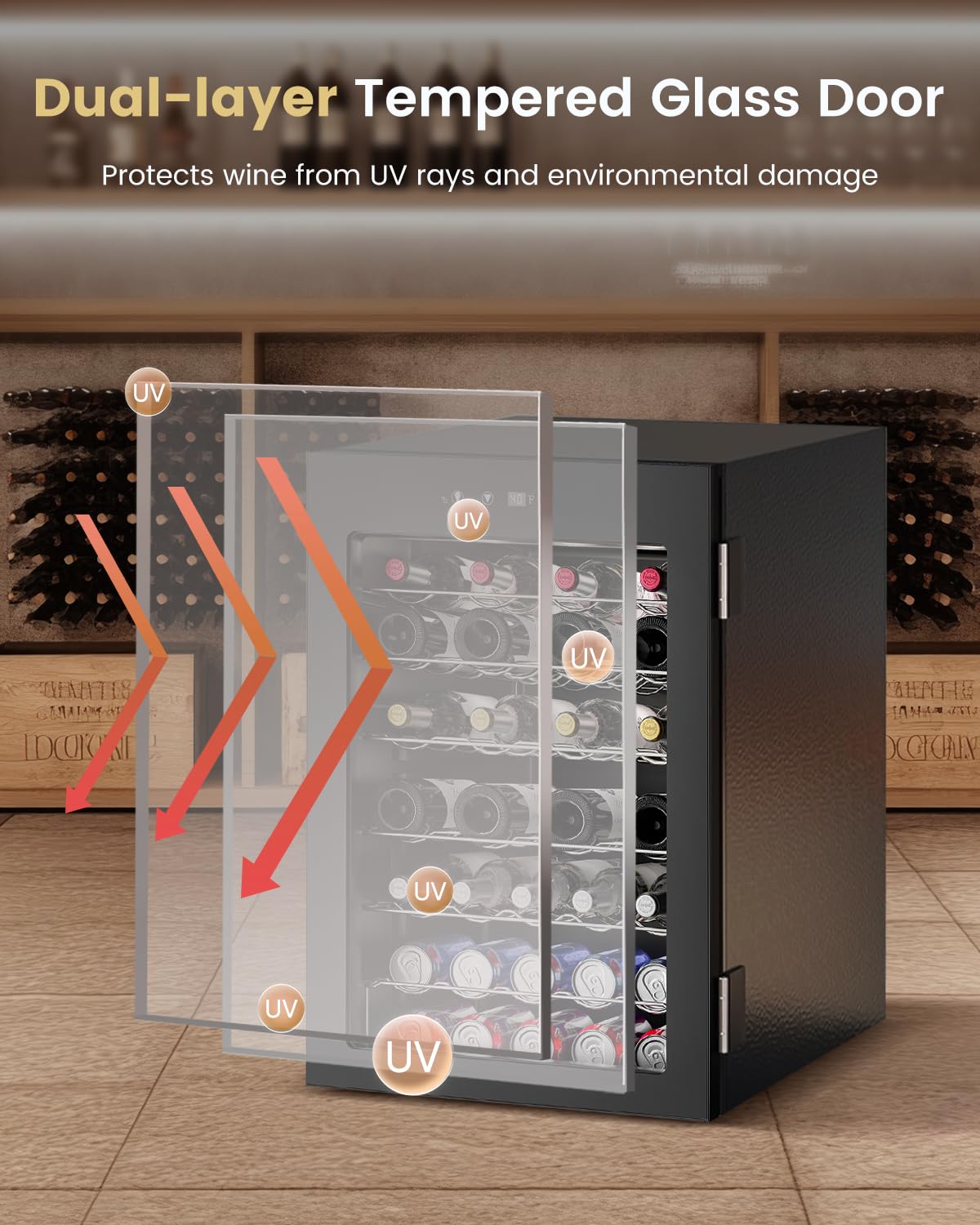 4.5 Cu.Ft Wine Cooler Refriger - Wine Beer Fridge Small incelemesi ve fiyatı