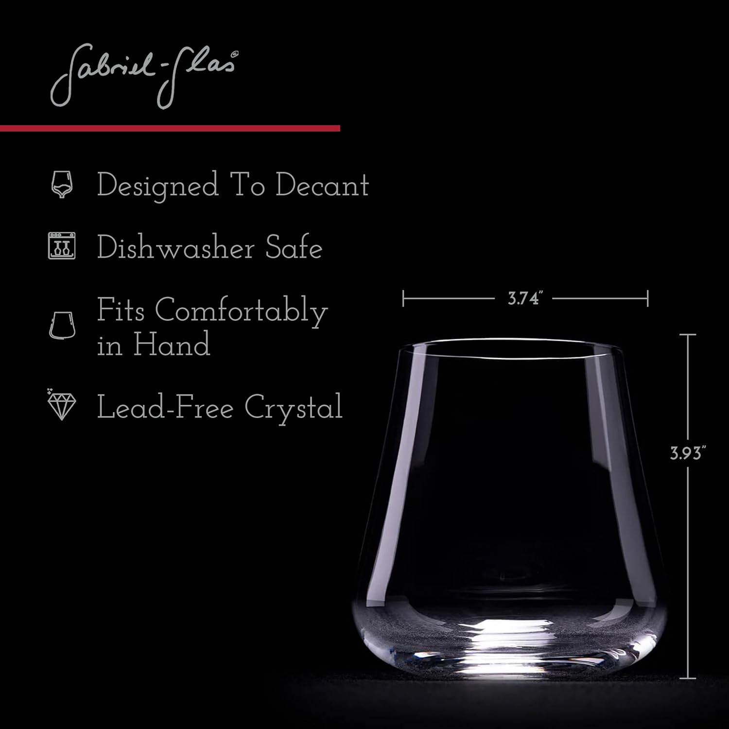 Stemless Crystal Wine Glasses  - Wine Beer The Whiskey incelemesi ve fiyatı