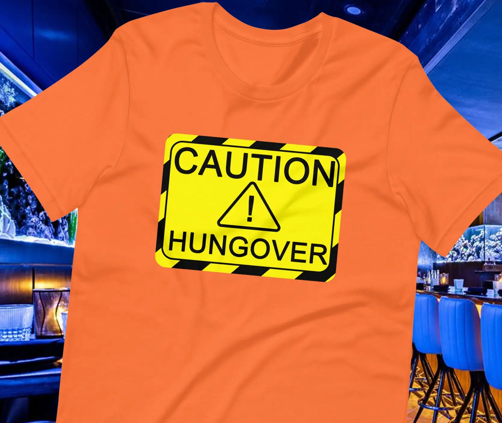 Caution Hungover T Shirt Hango - Wine Beer Tequila incelemesi ve fiyatı