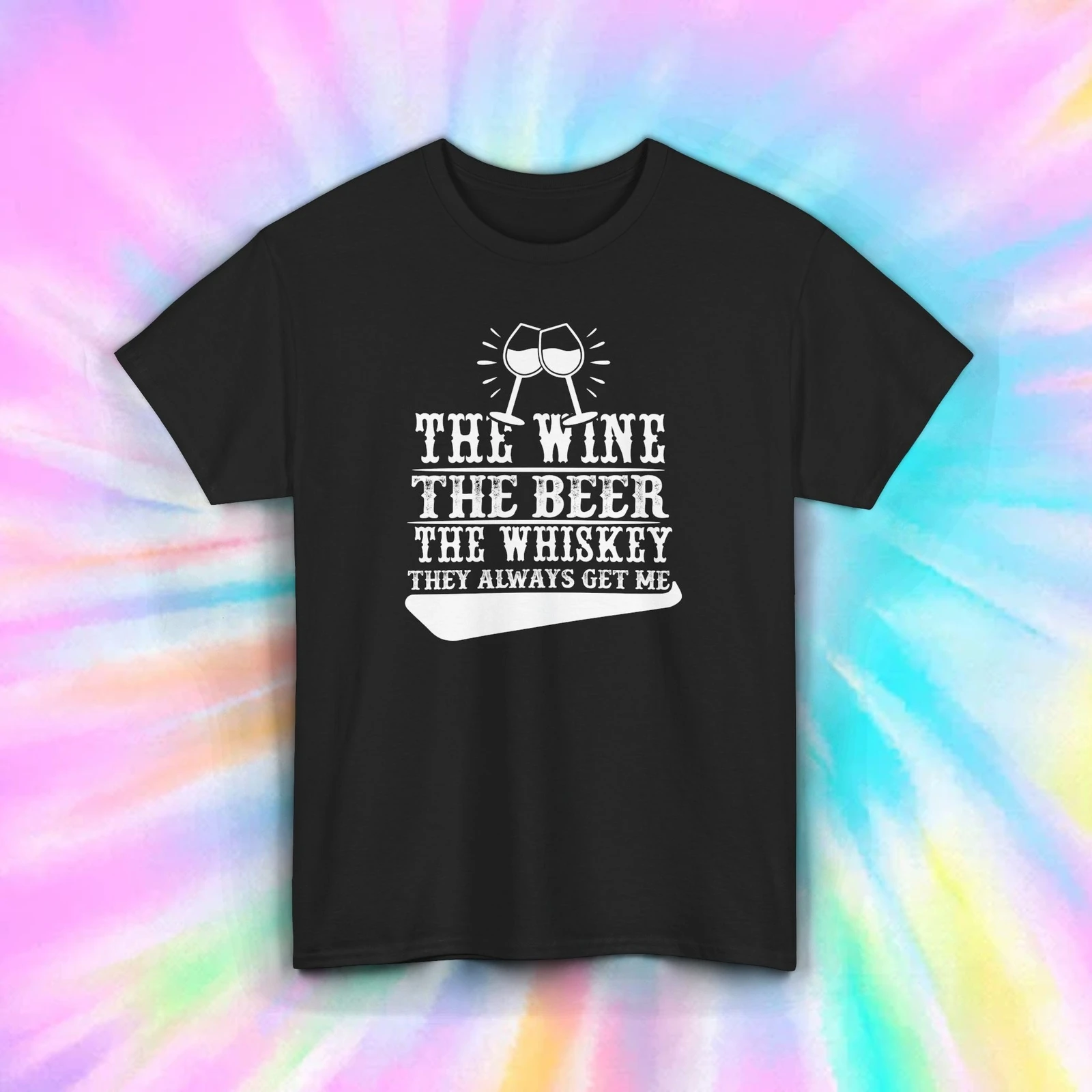 Wine Beer Whiskey Shirt Funny  - Wine Beer The Whiskey incelemesi ve fiyatı