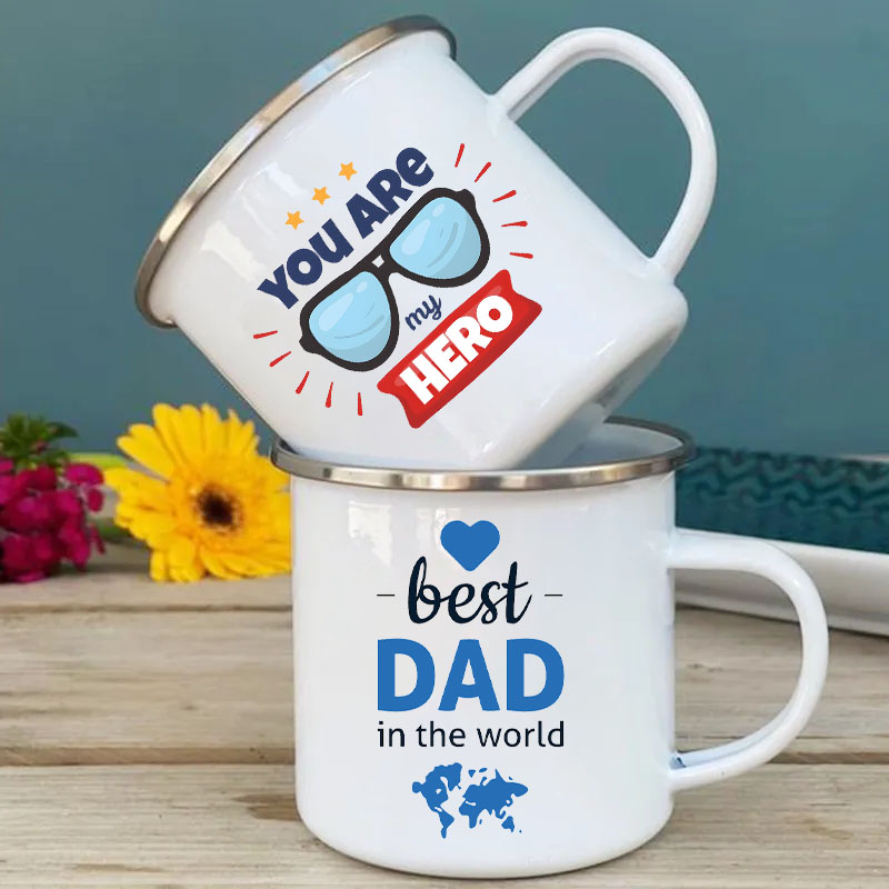 You Are My Hero Print Enamel M - Wine Beer Coffee incelemesi ve fiyatı