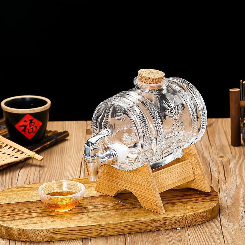 1L Glass Whiskey Barrel Wine B - Wine Beer The Whiskey incelemesi ve fiyatı