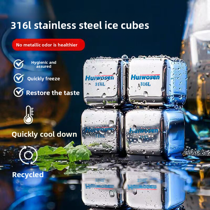 316 Stainless Steel Ice Cube R - Wine Beer The Whiskey incelemesi ve fiyatı