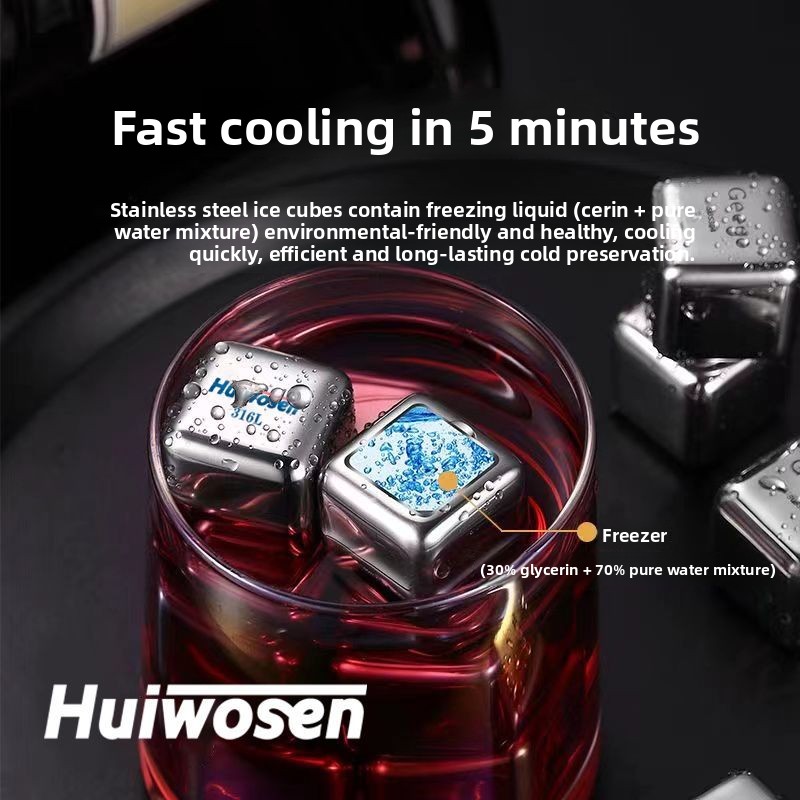 316 Stainless Steel Ice Cube R - Wine Beer The Whiskey incelemesi ve fiyatı