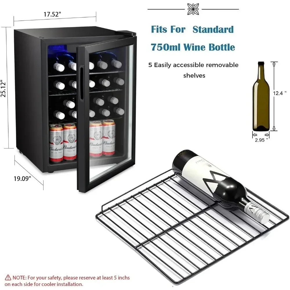 Bestseller24 Bottle Wine Coole - Wine Beer Fridge Small incelemesi ve fiyatı