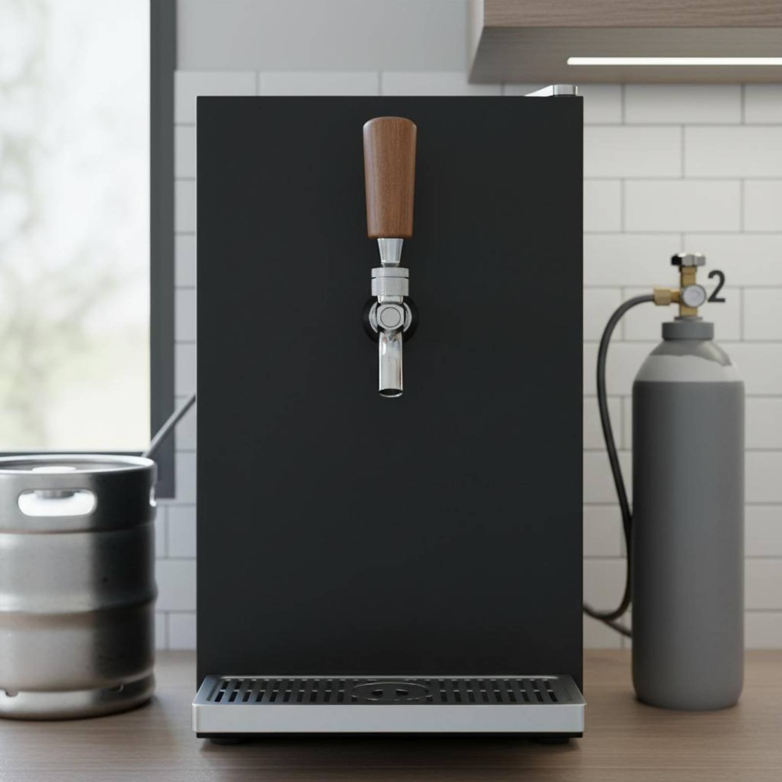 Short Wooden Beer Handle Solid - Wine Beer And incelemesi ve fiyatı
