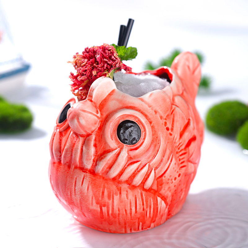 Cute Lantern Fish Cocktail Gla - Wine Beer And incelemesi ve fiyatı