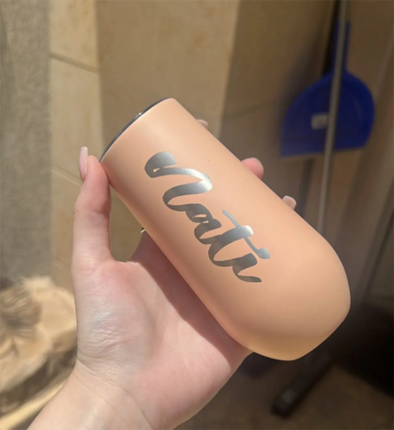 custom wedding name 6oz Stainl - Wine In Beer Name incelemesi ve fiyatı